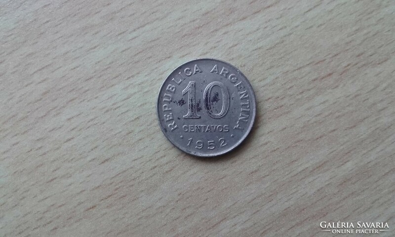 Argentina 10 centavos 1952