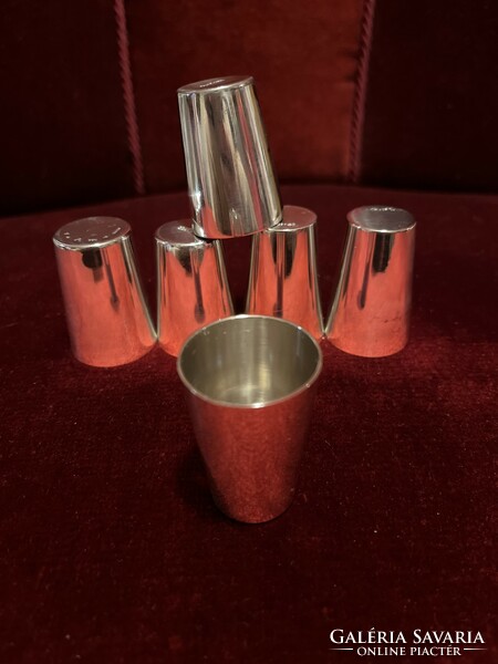 Cups/silver 800/antique short drink glasses!! 120 Grams!