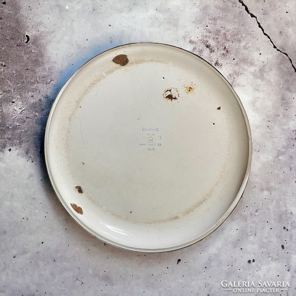 Retro, vintage design zománcozott tányér