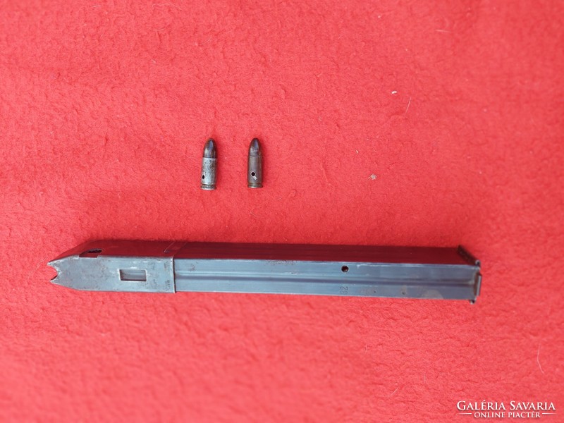 Schmeisser mp40 magazine + ii.Vh original neutralized ammunition