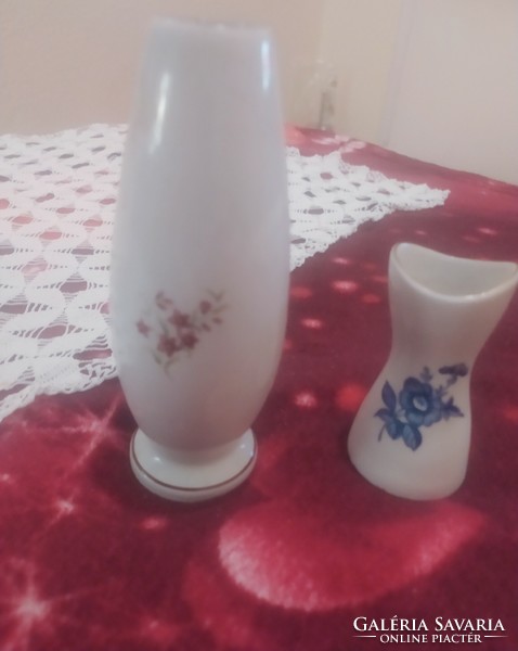 Aquincum marked porcelain vases