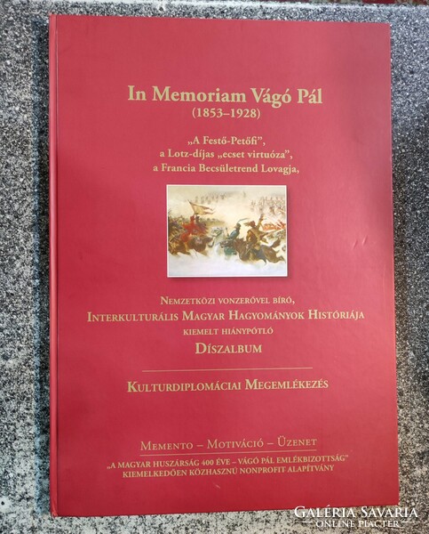 In memoriam vágó pál (1853-1828) decorative album - signed