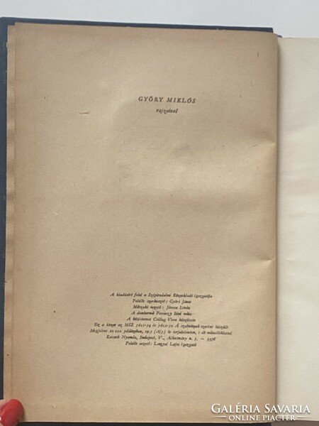 Móricz Zsigmond Életem regénye 1959 Szépirodalmi Könyvkiadó