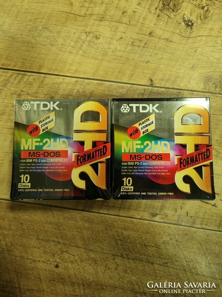 TDK Floppy lemezek bontatlan 2x10db
