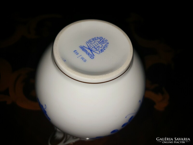 Large Herend blue waldstein milk spout