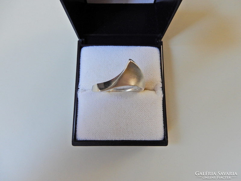 Old modernist style silver ring