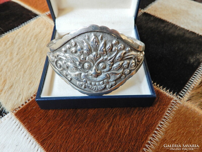 Old Indonesian silver bracelet