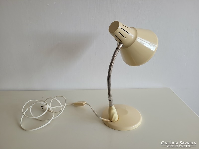 Old, retro, large-sized table lamp with a throat tube, mid-century