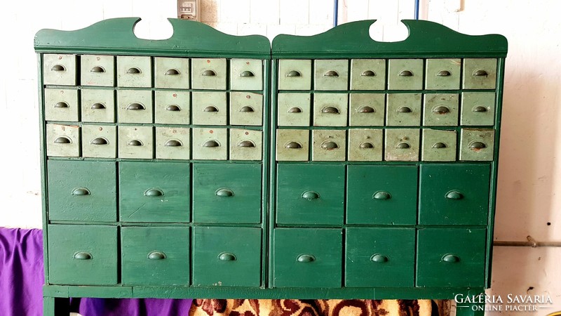 Szatócsbolti 48-drawer cabinet in pairs