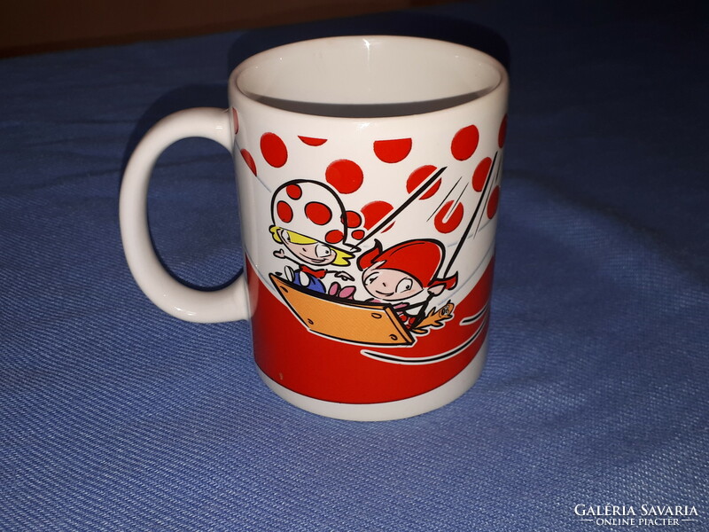 Dotted cottage cheese rudi ceramic mug, rare