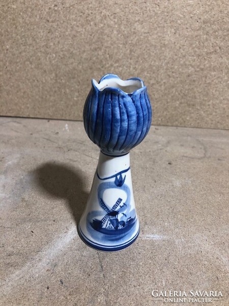 Delft porcelain vase, marked, height 16 cm.2070