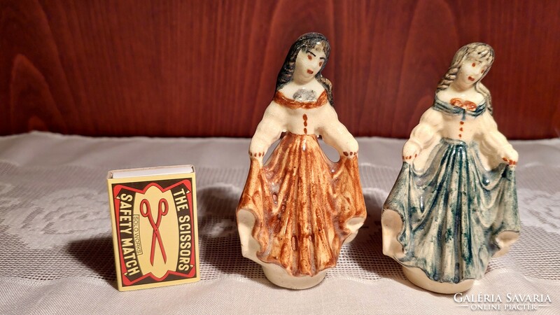 Old porcelain faience nipp, unique sculpture, price per piece