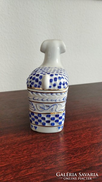 A ram-shaped holder with a lid, Hóllóházi