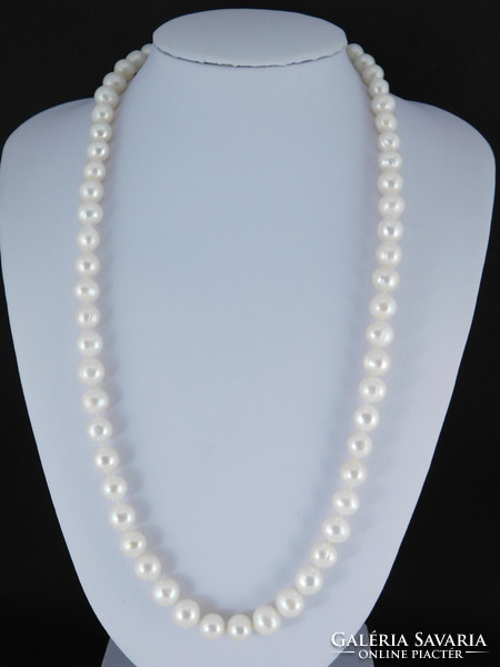 Freshwater cultured pearl necklace 14k gold