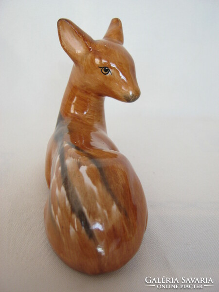 Bodrogkeresztúr ceramic deer stag