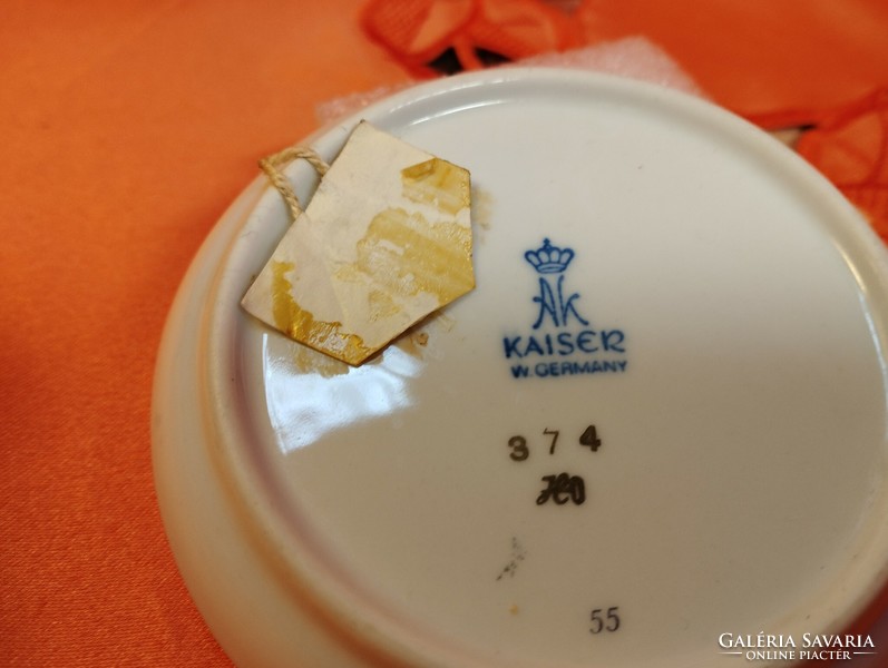Kaiser porcelain flower pattern small bowl, plate