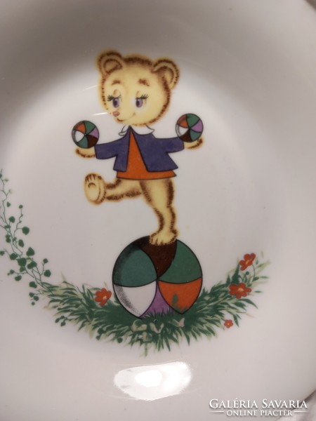 Kahla (German) teddy bear children's saucer