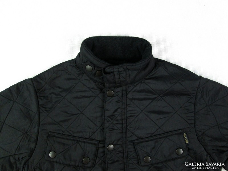 Original barbour teenage boy's black quilted transitional jacket