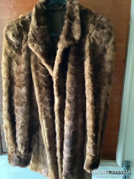 Fashionable mink fur coat for cheap sale!