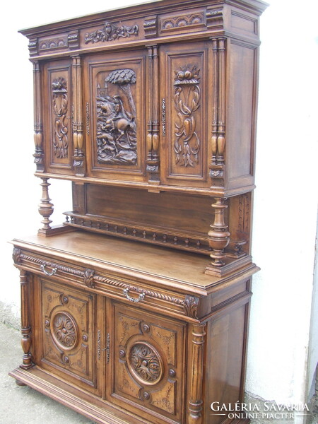 Renaissance carved sideboard