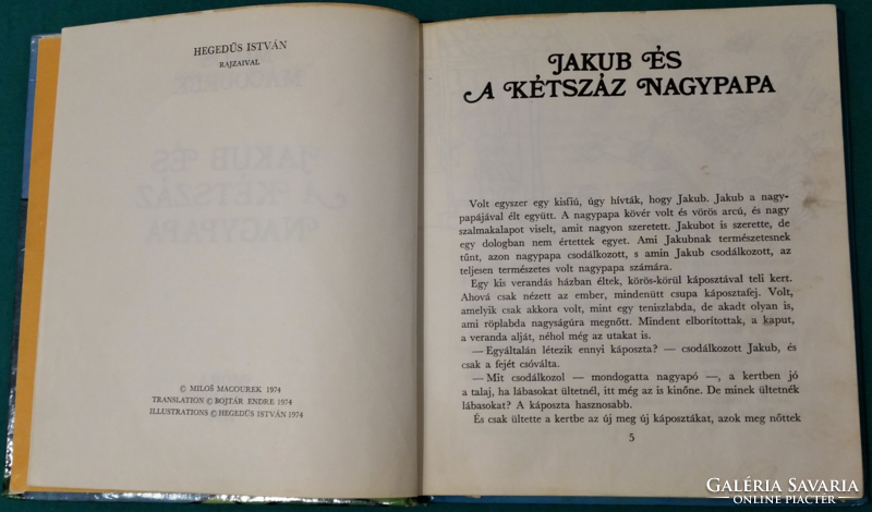Milos Macourek: Jakub és a kétszáz nagypapa > Mesék > Antológia, mesegyűjtemény