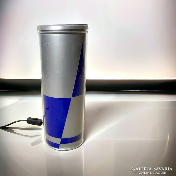Retro, loft design Red Bull asztali reklám világító doboz