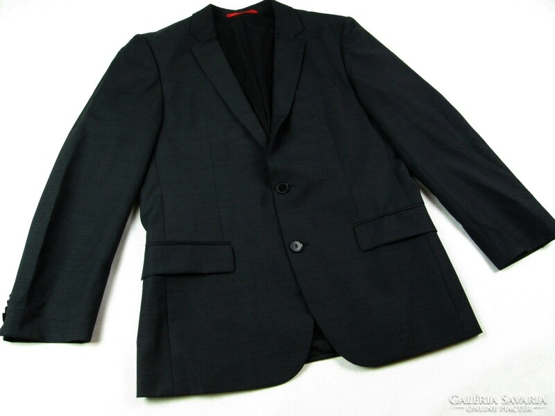 Original hugo boss (m / l - size 48) elegant very serious men's dark gray woolen jacket