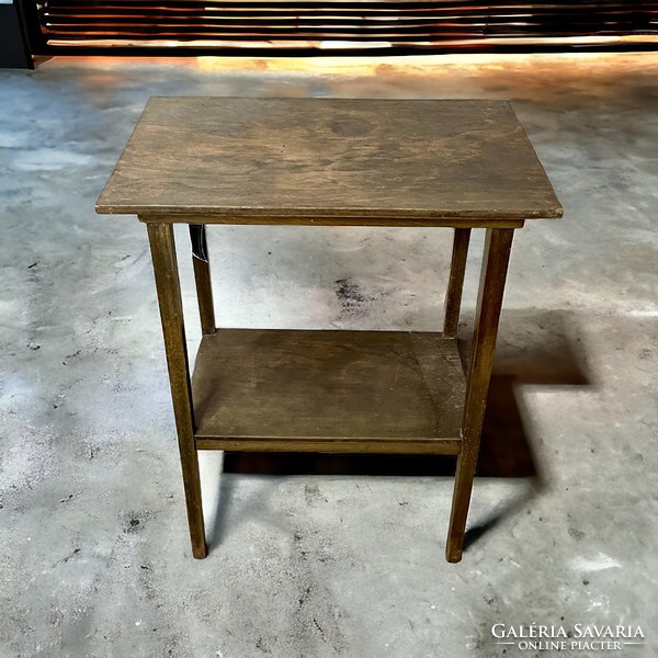 Retro, vintage, loft design asztalka, lerakó asztal
