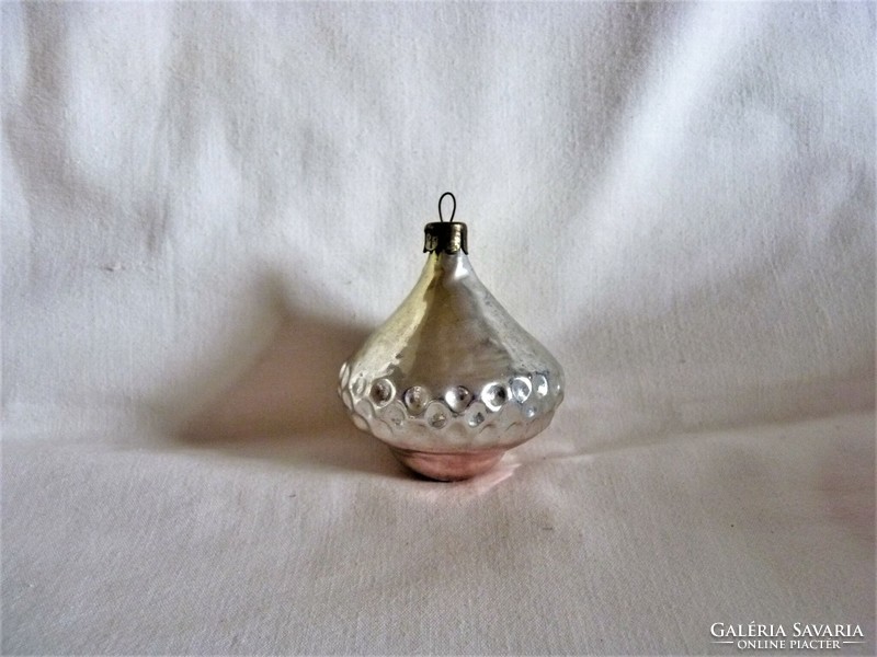 Old glass Christmas tree decoration - carousel!