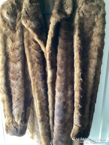 Fashionable mink fur coat for cheap sale!