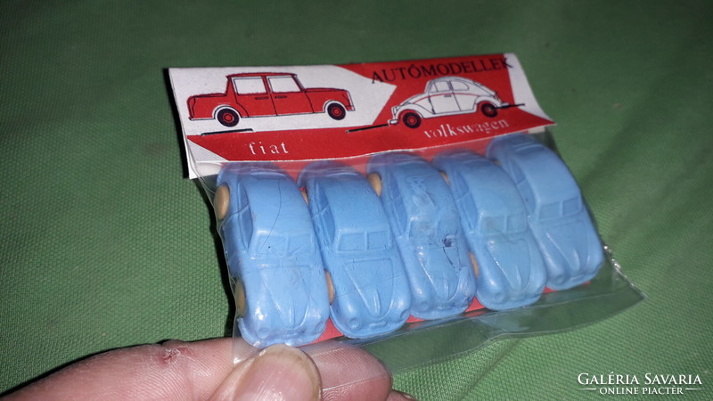 Retro trafikáru magyar kisipari fröcsölt műanyag kisautók bontatlan eredeti csomag RITKA GYŰJTŐI 2