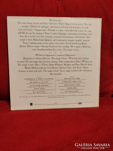 Nancy Wilson LP Lemez Bakelt Vinyl