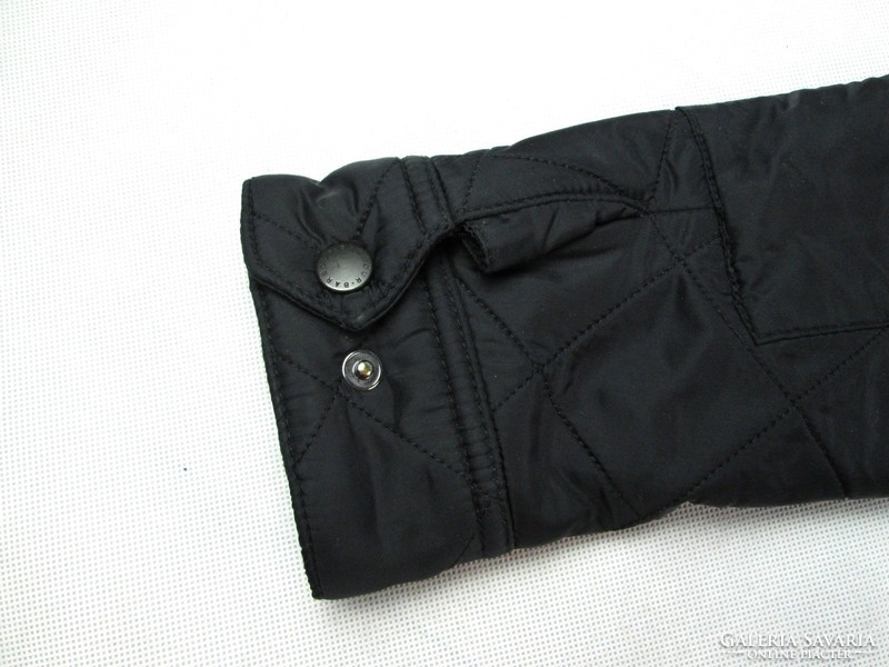 Original barbour teenage boy's black quilted transitional jacket