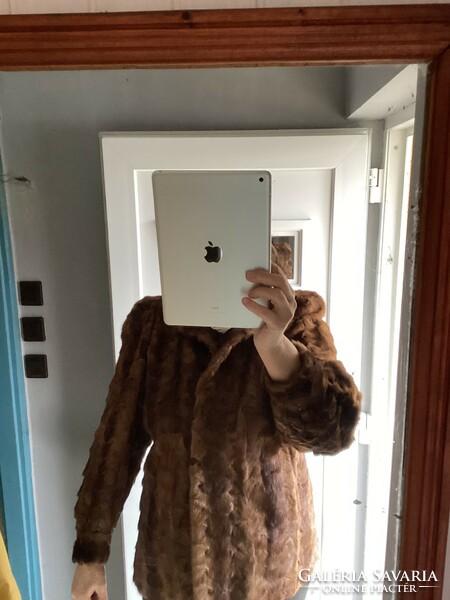 Fashionable mink fur coat for cheap sale!