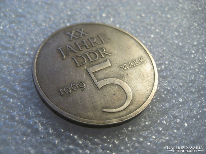 Jubileumi  5 márka  NDK . 1969 .