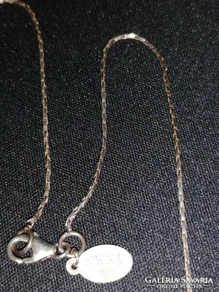 Marked silver next necklace