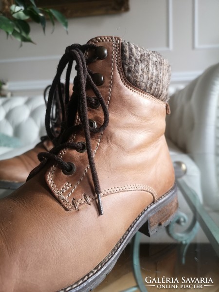 Highland creek 39 natural leather boots