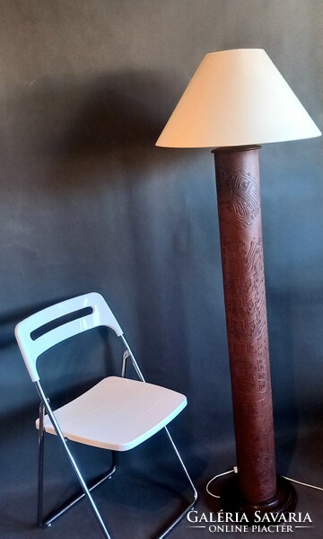 Huge angel pazmino leather floor lamp. 160cm negotiable!