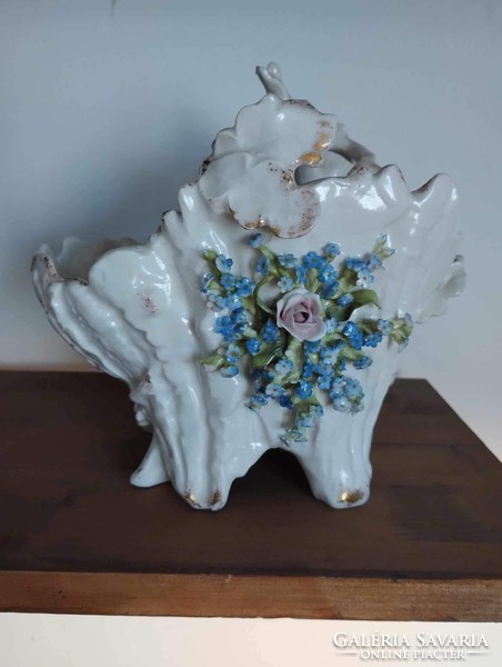 Antique floral table centerpiece