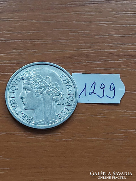 France 2 francs French 1948 aluminum 1299