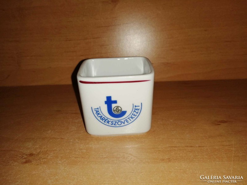 Hollóházi porcelain savings association cigarette holder (1/k)