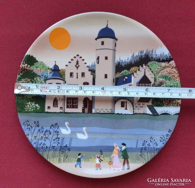 Mespelbrunn walter German scene porcelain plate can be hung on the wall