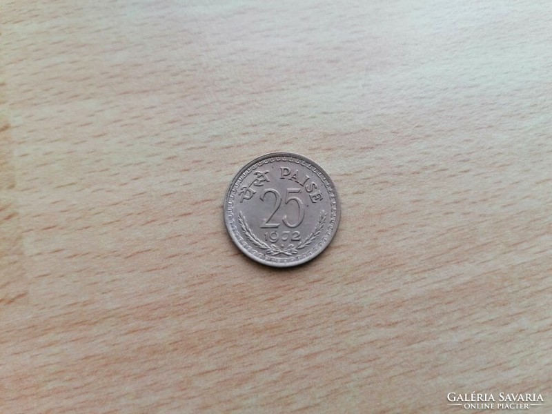 India 25 paise 1972