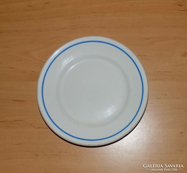 Zsolnay porcelain blue-edged small plate 18.5 cm (2p)