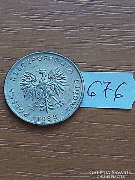 Poland 10 zloty 1988 copper-nickel 676