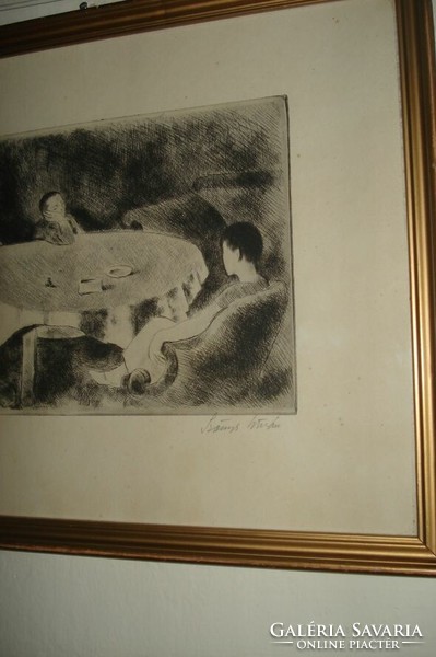István Szőnyi etching