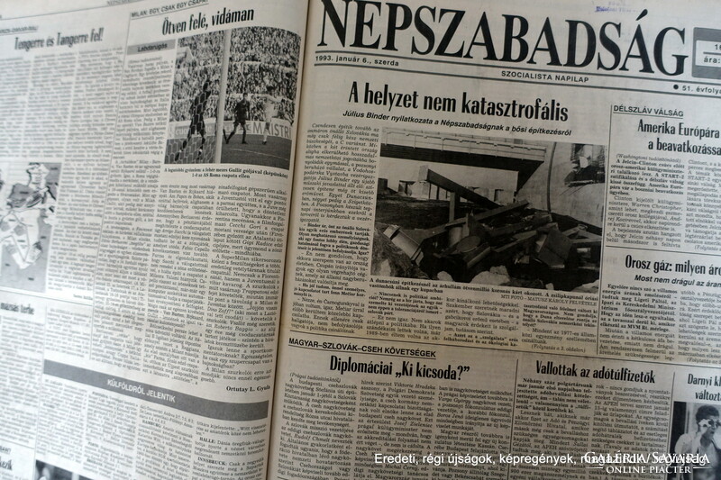31. SZÜLETÉSNAPRA !?  / 1993 január 14  /  Népszabadság   /  Újság - Magyar / Napilap. Ssz.:  26628