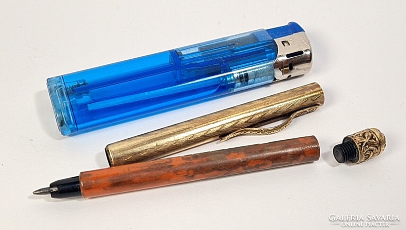 Vintage/antik díszes mini ceruza táncrendhez/noteszhez