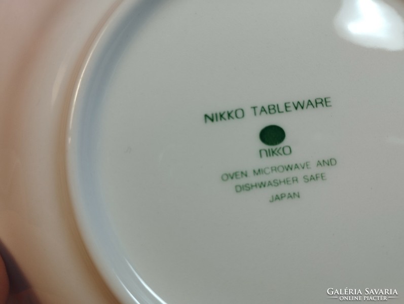 Nikko, quality Japanese porcelain breakfast dish for 2, 8 pcs