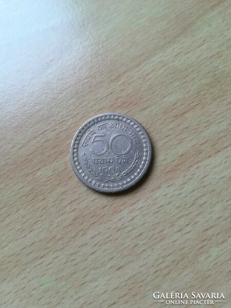 India 50 Paise 1968